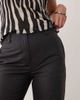 Mango Mango tailored trouser in charcoal-Gray - 4