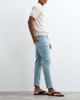 Mango Mango tapered jeans in light blue - 3