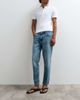 Mango Mango tapered jeans in mid blue - 1