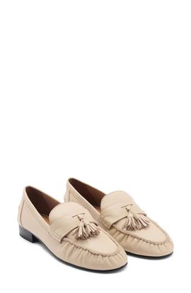 MANGO MANGO Tasseled Leather Loafer