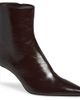 MANGO MANGO Tea Faux Leather Pointed Toe Ankle Bootie - 1