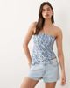 Mango Mango Teen 100% cotton denim micro shorts in bleach wash-Blue - 1
