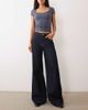 Mango Mango Teen 100% cotton straight jeans in indigo-Blue - 1