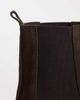 Mango Mango Teen 100% leather suede moto boot in brown - 3
