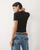 Mango Mango Teen baby tee in black - 3
