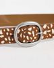 Mango Mango Teen belt in deer print-Brown - 2
