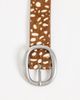 Mango Mango Teen belt in deer print-Brown - 3