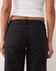 Mango Mango Teen buckle detail straight jean in dark gray - 4