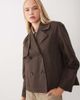 Mango Mango Teen cropped trench in brown - 1