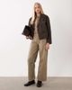 Mango Mango Teen cropped trench in brown - 3