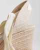 Mango Mango Teen espadrille wedges in cream-Neutral - 2