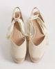 Mango Mango Teen espadrille wedges in cream-Neutral - 3