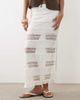 Mango Mango Teen lace maxi skirt in white - 2