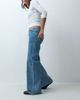 Mango Mango Teen low rise straight jean in light blue - 2
