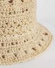 Mango Mango Teen raffia sun hat in beige-Neutral - 2
