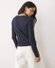 Mango Mango Teen round neck long sleeve t-shirt in navy - 4