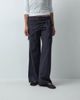 Mango Mango Teen scarf detail straight trouser in navy - 2