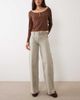 Mango Mango Teen seam detail jean in light beige-NEUTRAL - 1