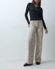 Mango Mango Teen straight jean in beige deer print-NEUTRAL - 1