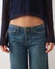 Mango Mango Teen straight jeans in dark blue - 2