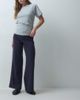 Mango Mango Teen tailored straight trouser in navy - 2