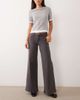 Mango Mango Teen wide leg jean in gray - 1