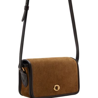 MANGO MANGO Teresa Leather Crossbody Bag