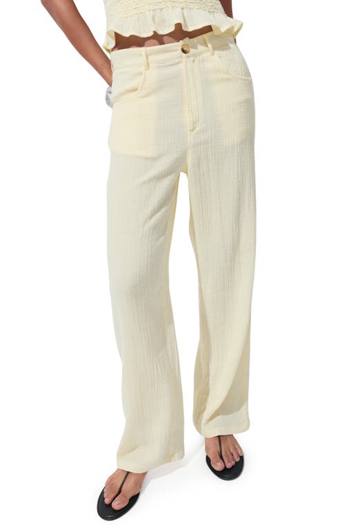 MANGO MANGO Texture Balloon Pants
