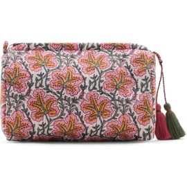 MANGO MANGO Textured Cotton Cosmetics Bag