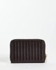 Mango Mango textured faux leather wallet in brown - 4