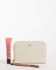 Mango Mango textured faux leather wallet in oat-White - 2
