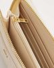 Mango Mango textured faux leather wallet in oat-White - 3