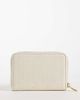 Mango Mango textured faux leather wallet in oat-White - 4