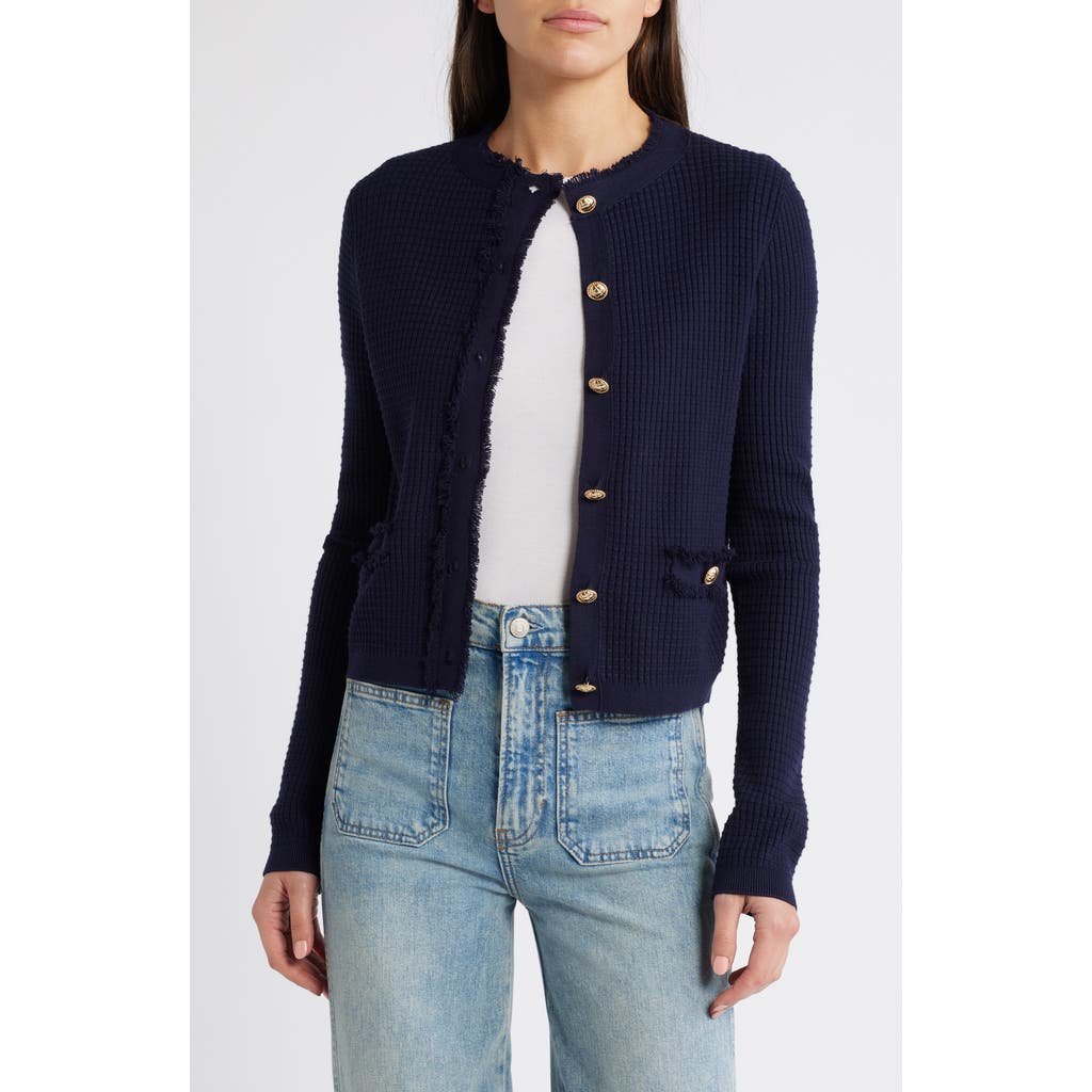 MANGO MANGO Textured Knit Cardigan