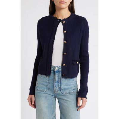 MANGO MANGO Textured Knit Cardigan