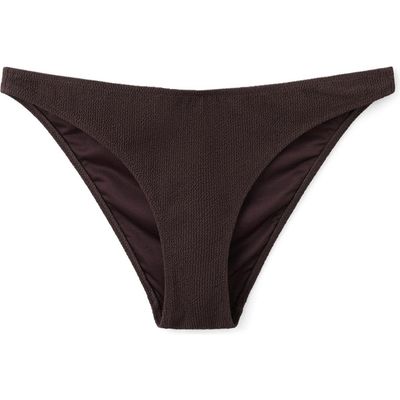 MANGO MANGO Textured Moderate Coverage Bikini Briefs