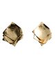 MANGO MANGO Textured Square Relief Earrings - 1
