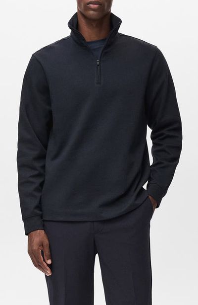 MANGO MANGO Thermoregulated Regular Fit Quarter Zip Sweater