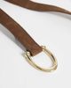 Mango Mango tie waist belt in brown - 2