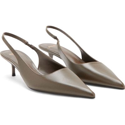 MANGO MANGO Tom Slingback Pointed Toe Pump