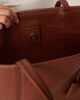 Mango Mango tote bag with charm detail in tan-Brown - 4