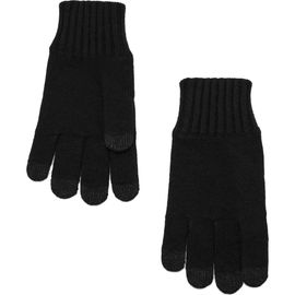 MANGO MANGO Two-Tone Knit Gloves