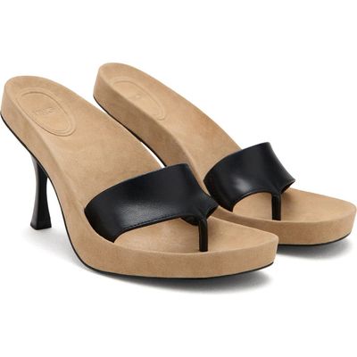 MANGO MANGO Two Tone Thong Slide Sandal 