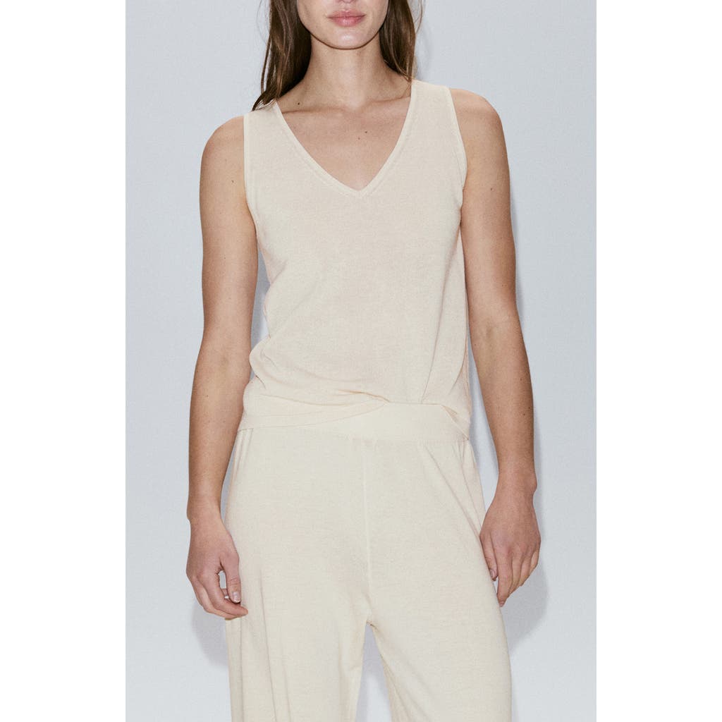 MANGO MANGO V-Neck Knit Top