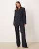 Mango Mango Varsovia tailored oversized blazer in navy pinstripe - part of a set - 2