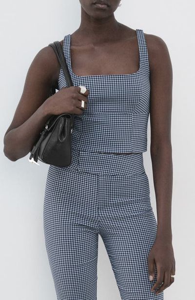 MANGO MANGO Victoria Gingham Top