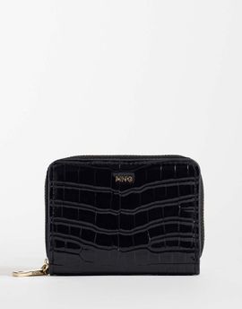 Mango Mango wallet in black croc
