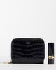 Mango Mango wallet in black croc - 2