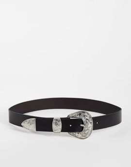 Mango Mango western belt in brown
