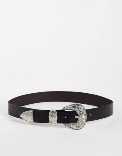 Mango Mango western belt in brown